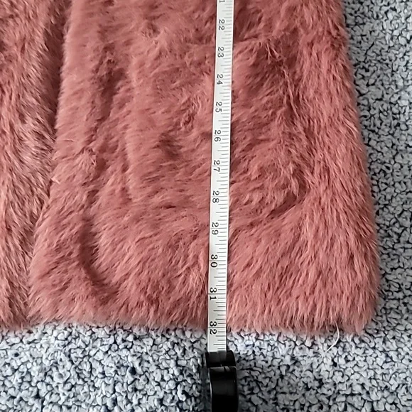 🐰 Free People Fuzzy Open Front Cardigan - Pink - Picture 14 of 15